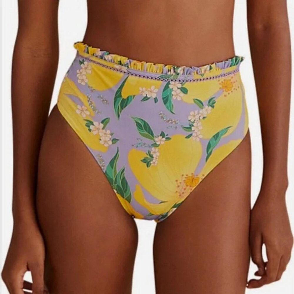 Farm Rio Pietra Floral Hot Pants Swimwear NWT